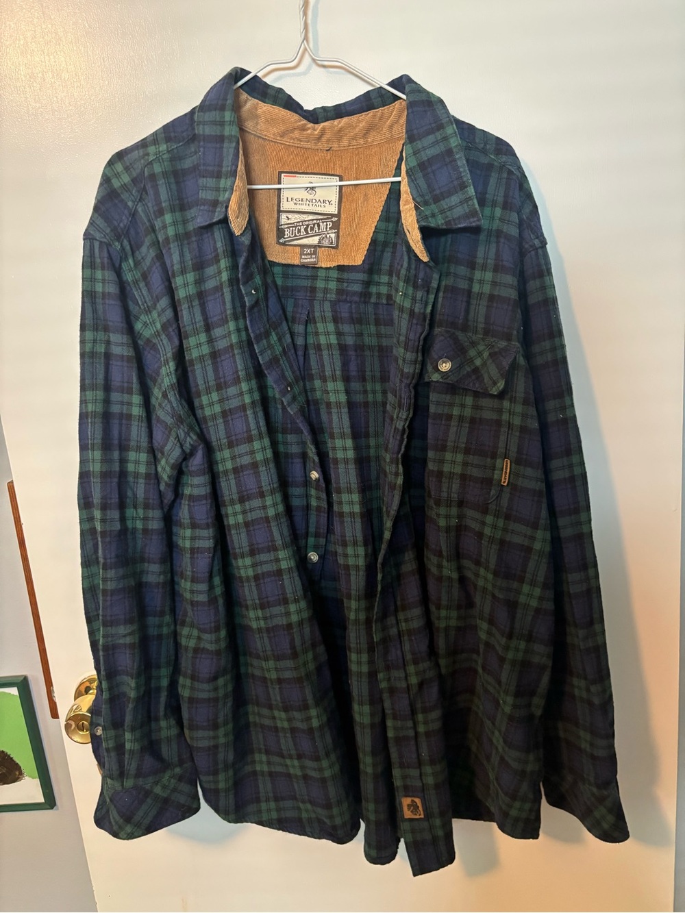 Legendary Whitetails Granola Outdoorsy Plaid Buck Camp Flannel Shacket